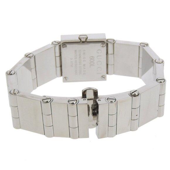 GUCCI Watches 600L blackDial Stainless Steel Quartz Analog display Women - Picture 6 of 8